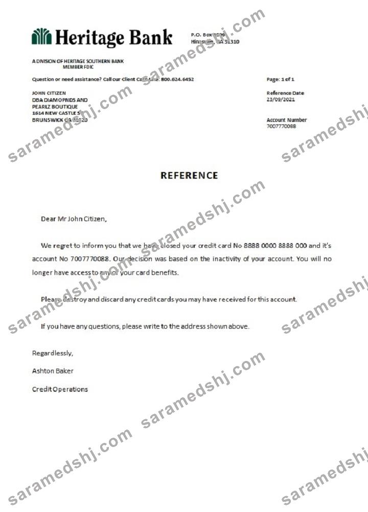 USA_Heritage Bank_closure reference